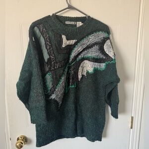 Rino Rossi sweater vintage green size medium